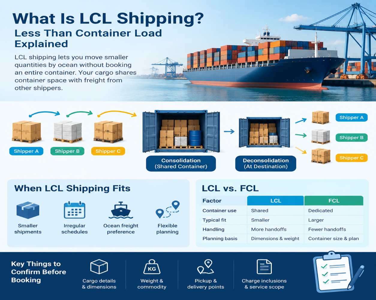 What Is LCL Shipping? A Practical Guide