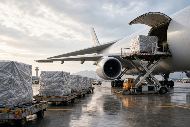 Cargo measurement and volumetric weight calculation for air freight